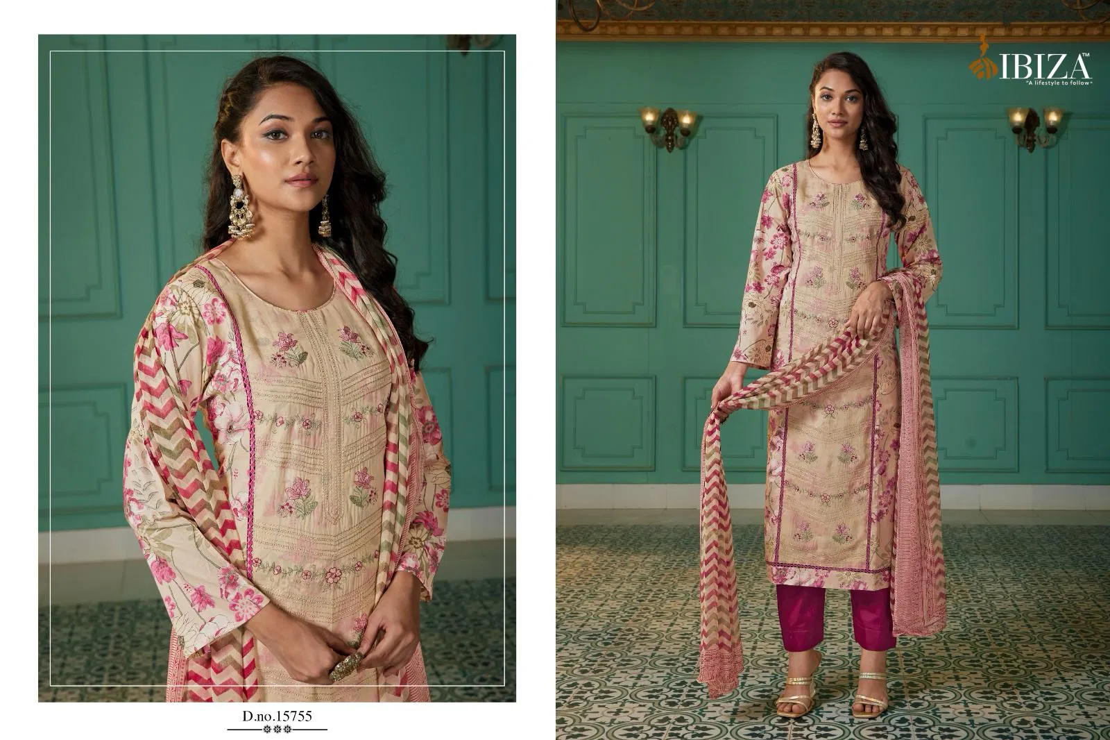 Eleanor By Ibiza Lawn Cotton Designer Salwar Kameez Wholesalers In Delhi